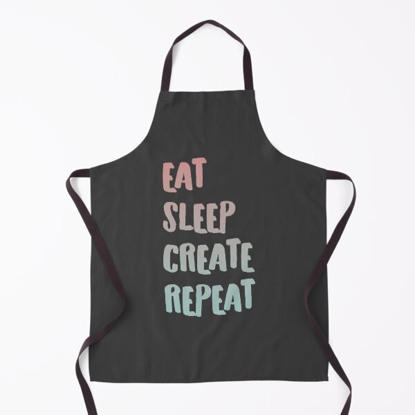 Aperçu de l'œuvre Eat Sleep Create Repeat créée et vendue par Interpret108.