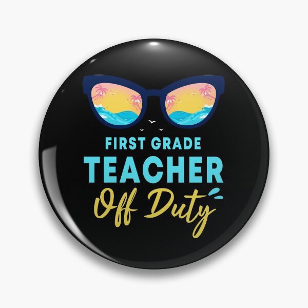 Item preview, First Grade Teacher Off Duty Sunglasses, Funny Sunglasses beach sunset designed and sold by Shozon.