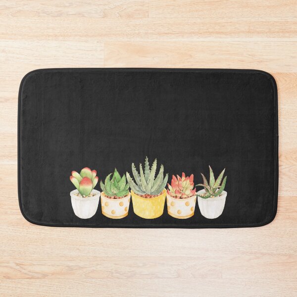 Item preview, Watercolor Succulent Row #1 designed and sold by ShyOwlet.