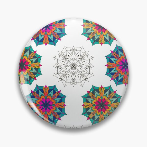 Item preview, Zen Art | Mandala 4.2.1 Pattern designed and sold by Old Urban Farmhouse Design Studio.