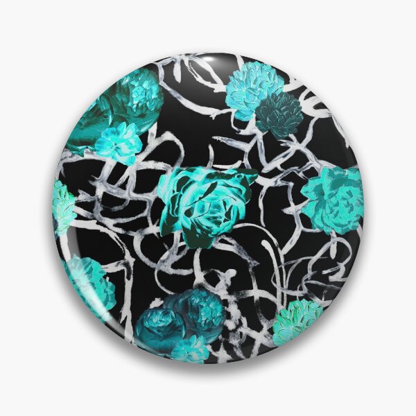 Aperçu de l'œuvre  Roses avec épines Noir créée et vendue par vanidesign.