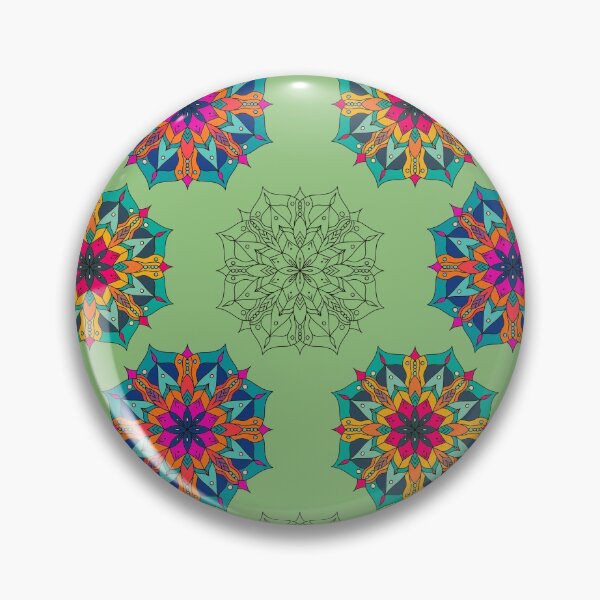 Item preview, Zen Art | Mandala 4.2.2 Pattern designed and sold by Old Urban Farmhouse Design Studio.