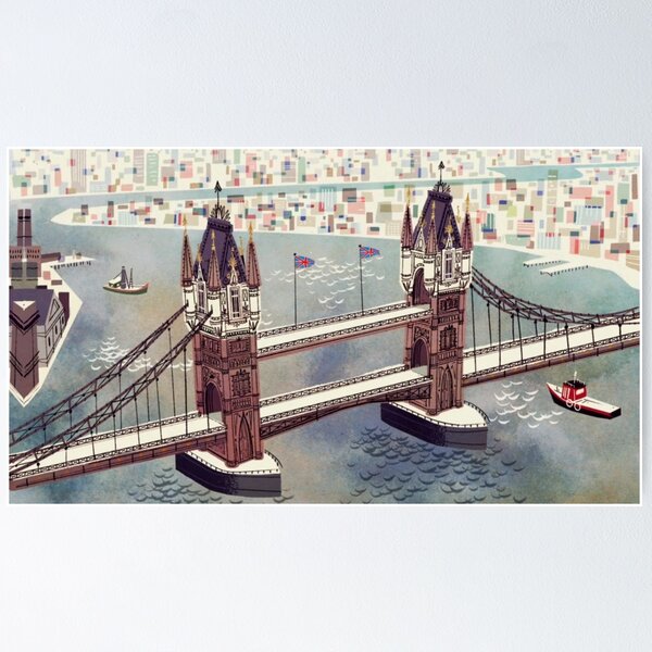 Item preview, London Bridge designed and sold by RoyalNadja.