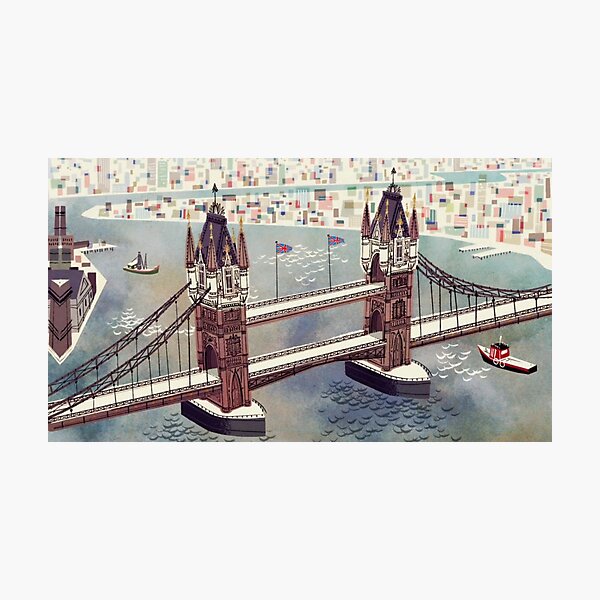 Item preview, London Bridge designed and sold by RoyalNadja.