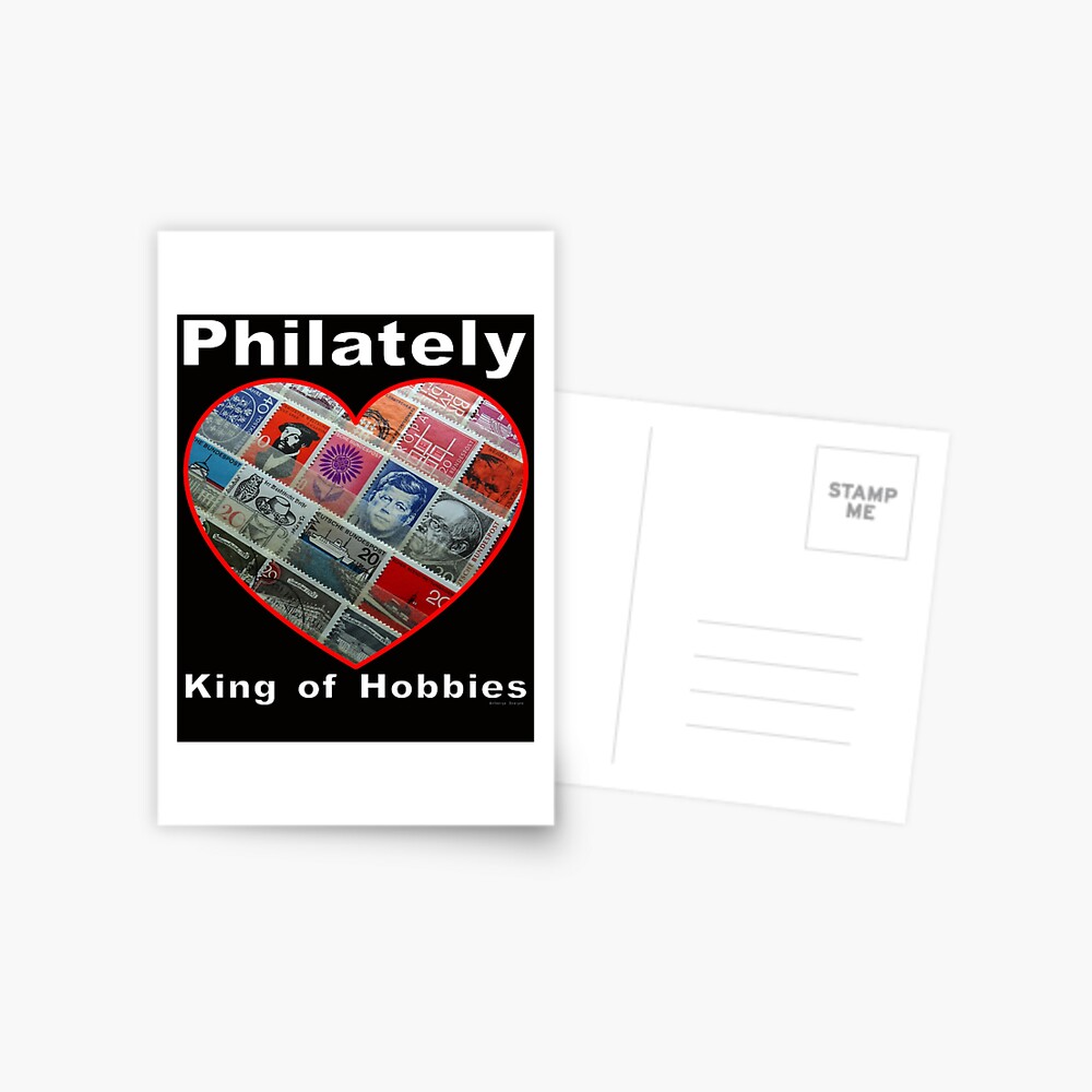 Philately King of Hobbies Postcard for Sale by geldorgo