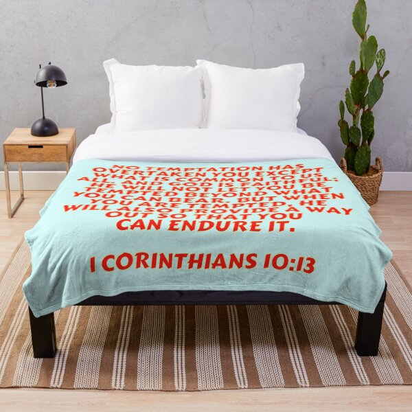 Item preview, Versículo de la Biblia 1 Corintios 10:13 designed and sold by Prayingwarrior.