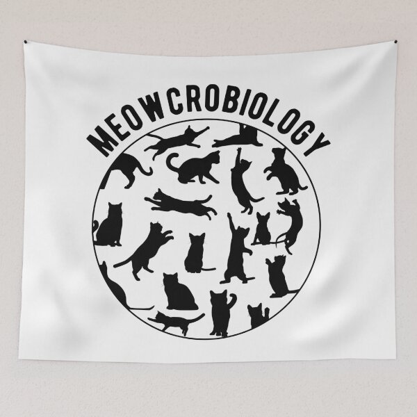 Item preview, Meowcrobiology Black Cats  designed and sold by roocky.