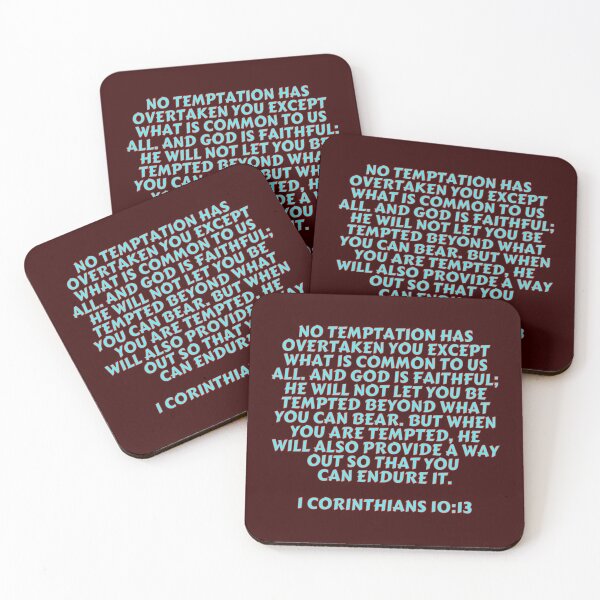 Item preview, Bible Verse 1 Corinthians 10:13 designed and sold by Prayingwarrior.