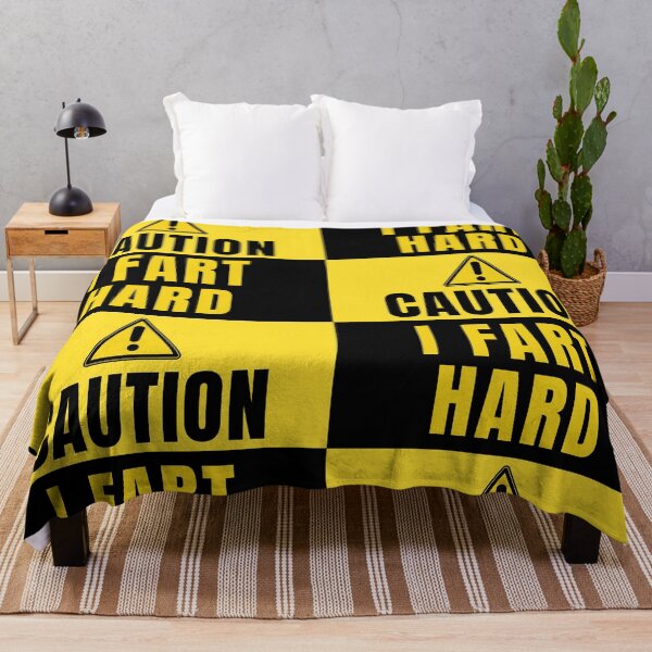 Item preview, CAUTION I Fart Hard - Hilarious Yellow Warning  designed and sold by LordAudes.