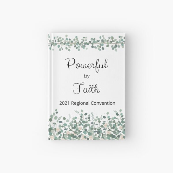 Powerful by Faith Regional Convention, Eucalyptus Hardcover Journal