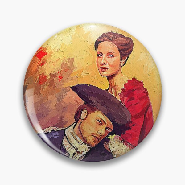 Item preview, Outlander Artwork Painting - Jamie Fraser and Claire Fraser designed and sold by artwithrod.