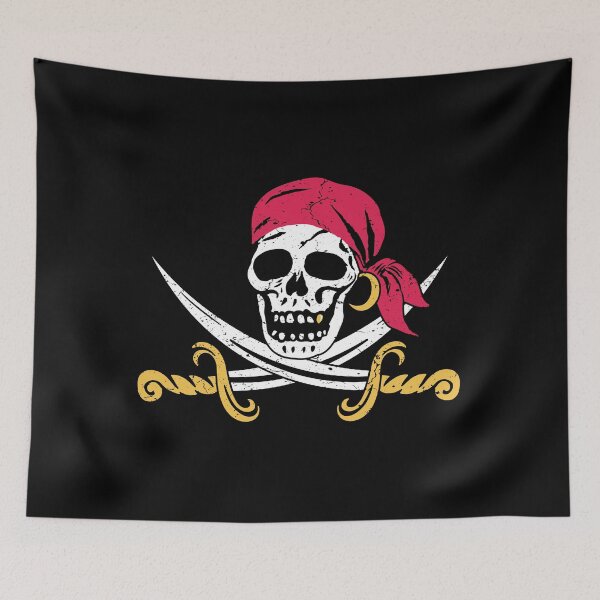Item preview, Jolly Roger Flag designed and sold by mantrasupply.