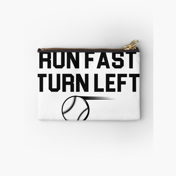 Item preview, Hit Hard Run Fast Turn Left / Funny Baseball Gift / Cute Softball Saying / Birthday Gifts designed and sold by Chamssou.