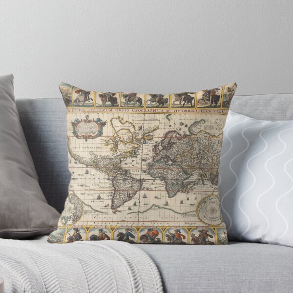 Item preview, Antique Map with Roman Emperors in 1652 designed and sold by ganje.