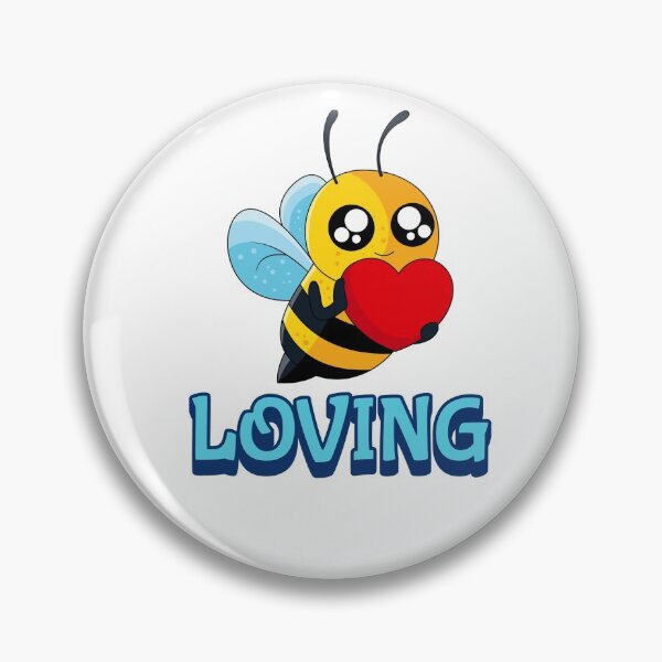 Item preview, Bee Loving - Heart in Hand Bee designed and sold by Trinket-Trickster.