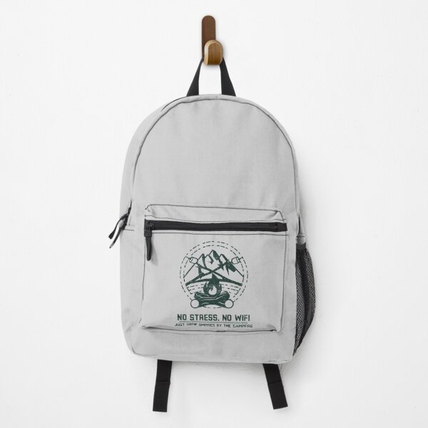 Item preview, NO Stress, NO Wifi , Just Some Smores By The Campfire. designed and sold by Prototypicalart.