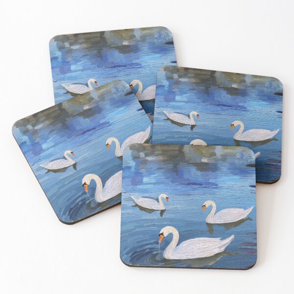 Item preview, Swans on the lake designed and sold by artwithrod.