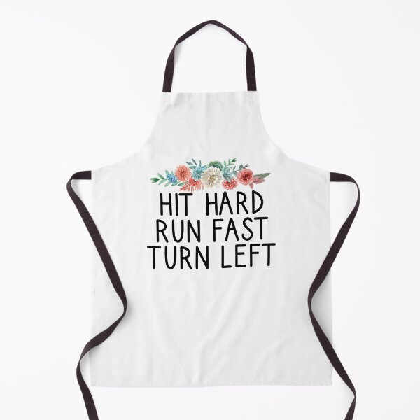 Item preview, Hit Hard Run Fast Turn Left / Funny Baseball Gift / Cute Softball Saying / Birthday Gifts floral design designed and sold by Chamssou.