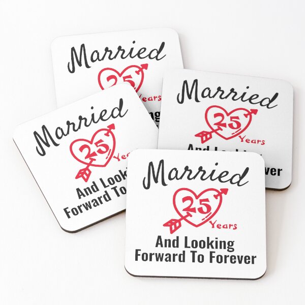 Item preview, Married 25 Years And Looking Forward To Forever designed and sold by ArtDeziGn.