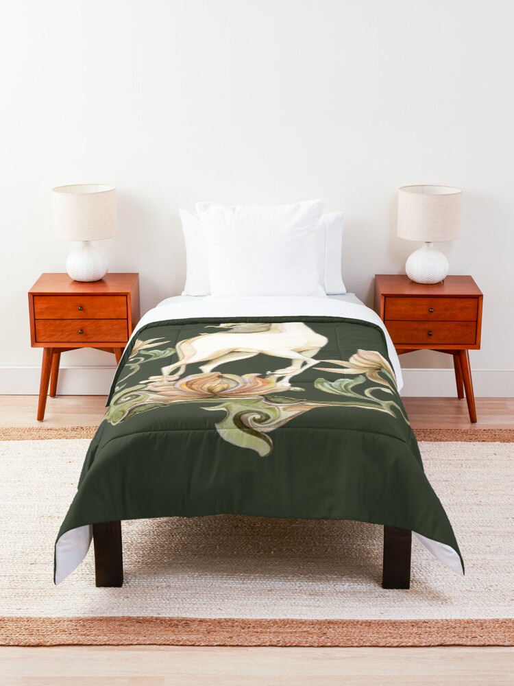 Alternate view of Last Unicorn - Flower Garden Comforter
