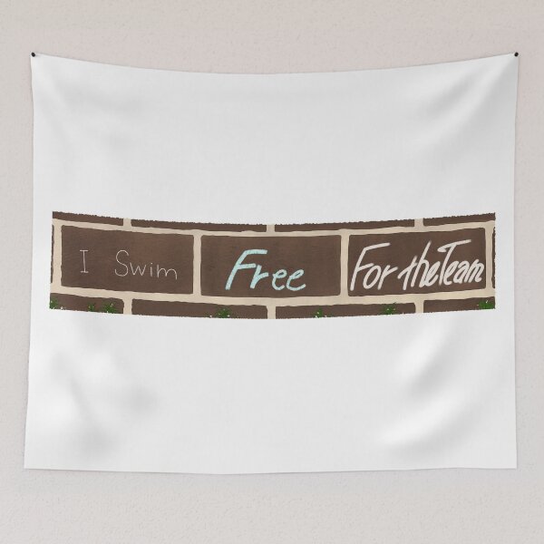 Item preview, Free! - I Swim, Free, For the Team designed and sold by Noodly Doodles.