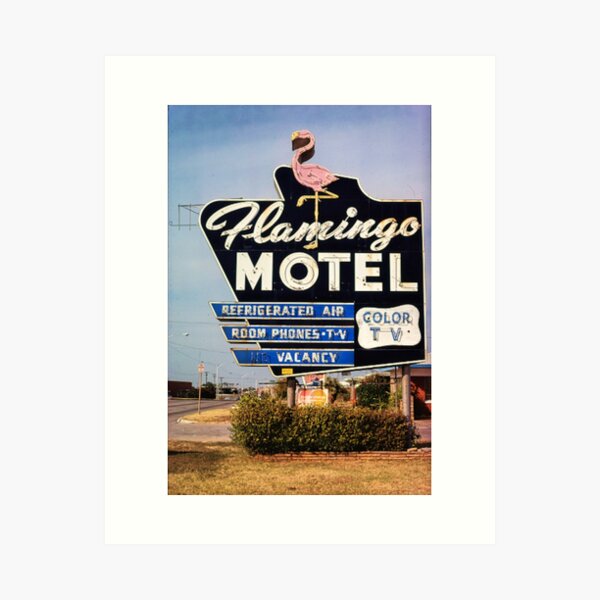 Item preview, Flamingo Motel  designed and sold by GreatTomorrow.