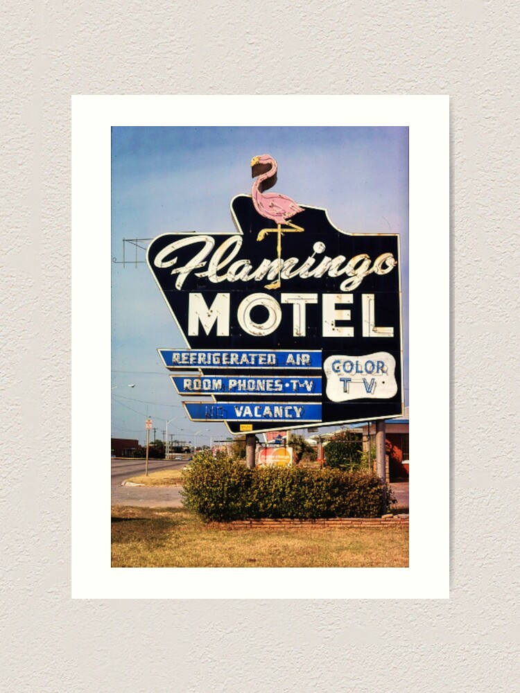 Flamingo Motel  Poster for Sale by GreatTomorrow