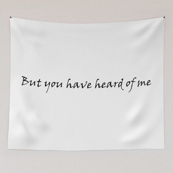 Item preview, But you have heard of me designed and sold by dobiegerl.