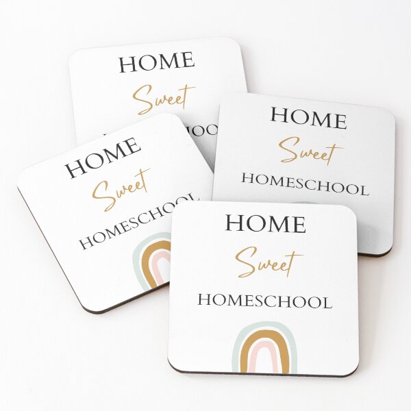 Item preview, Home Sweet Homeschool, Rainbow, Minimalist designed and sold by CottonKandyShop.