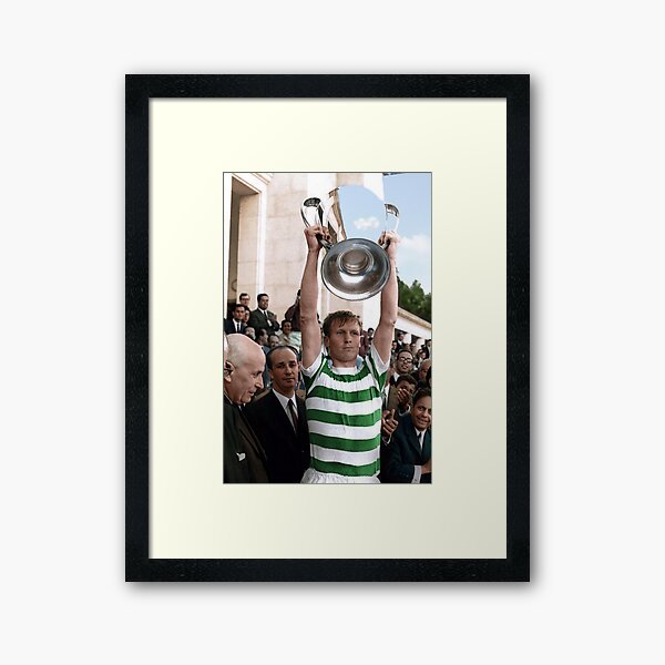 Billy McNeill in colour 1967 Framed Art Print