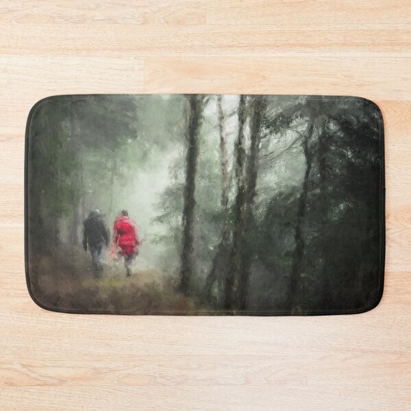 Item preview, Pareja caminando en el bosque designed and sold by Allison077.