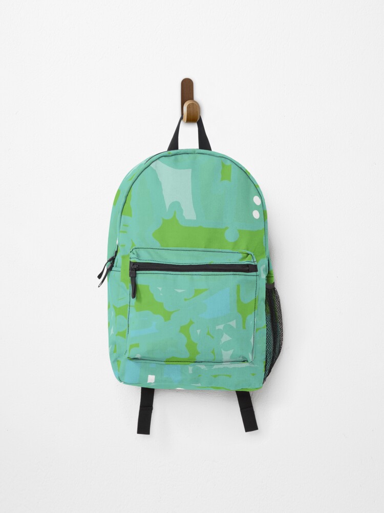 Thumbnail 1 of 3, Backpack, Turquoise Pattern designed and sold by charker.