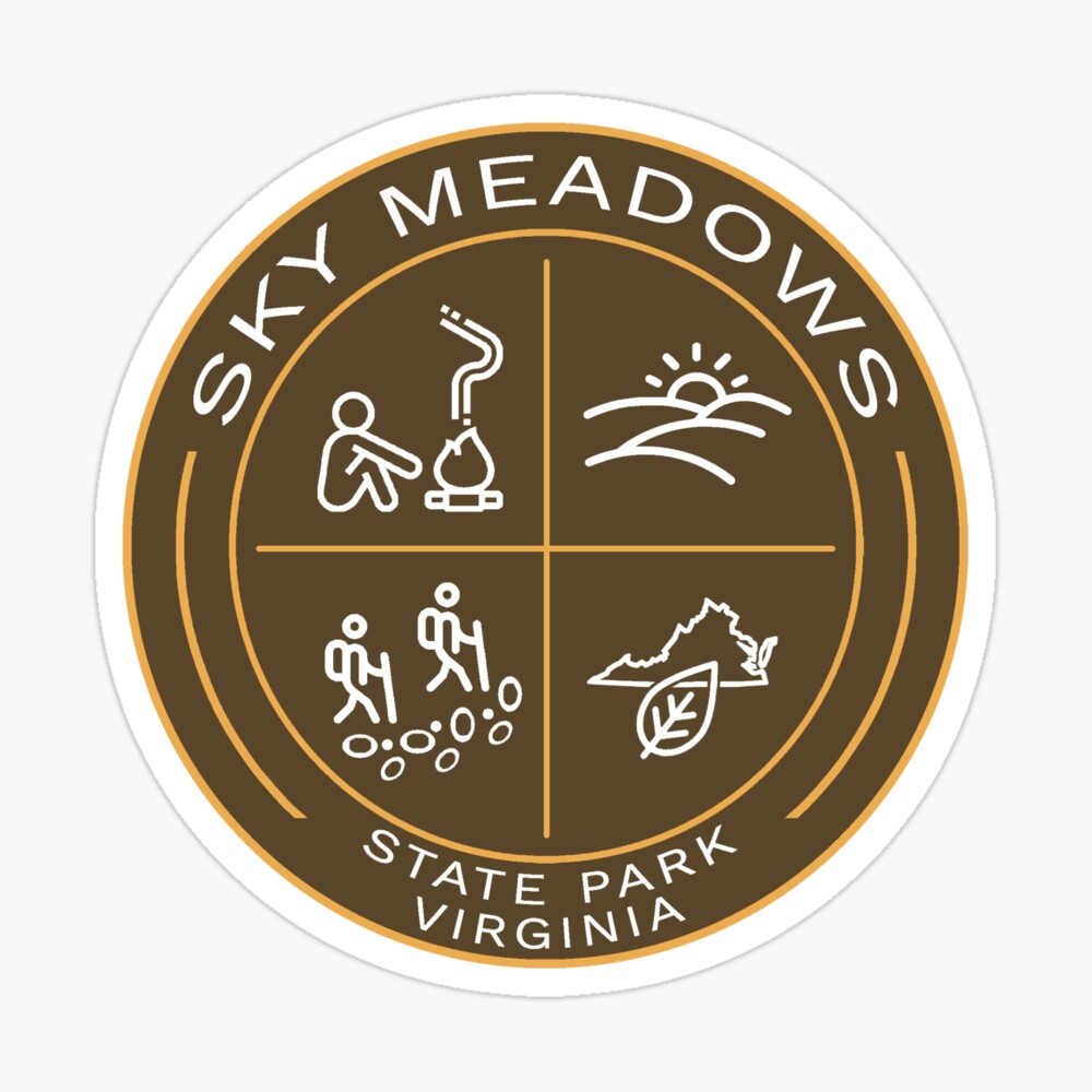 Sky Meadows State Park Heraldic Logo Magnet for Sale by VanyaKar