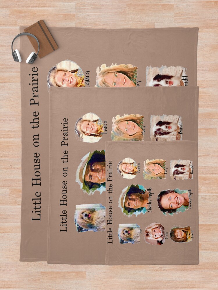 Alternate view of Ingalls Family Little House on the Prairie Throw Blanket
