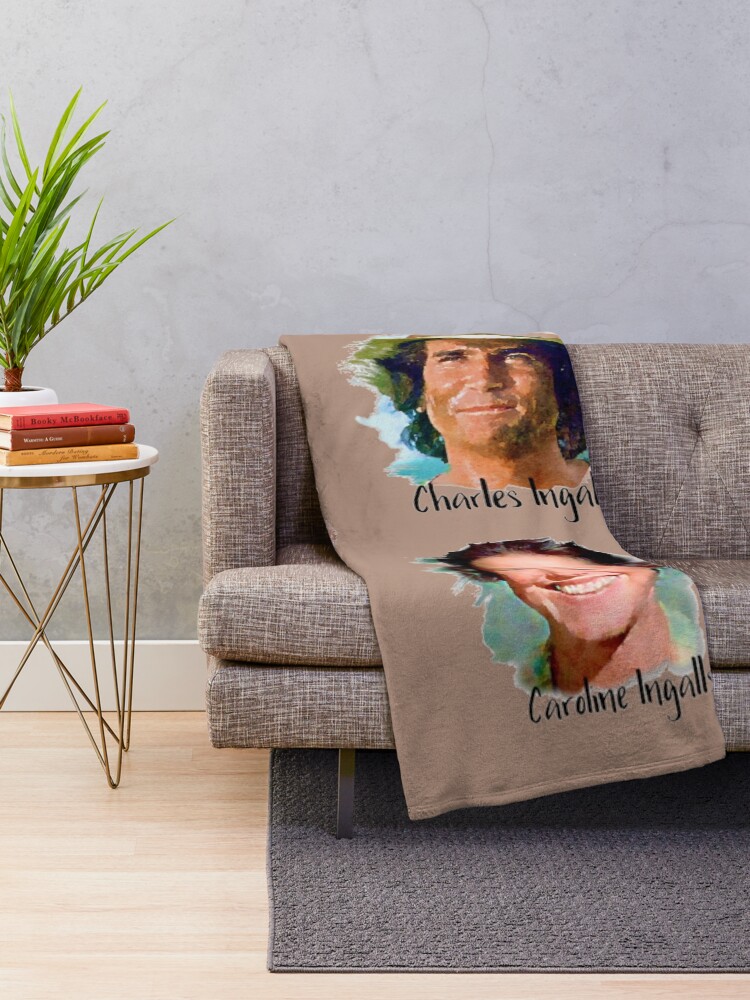 Alternate view of Ingalls Family Little House on the Prairie Throw Blanket