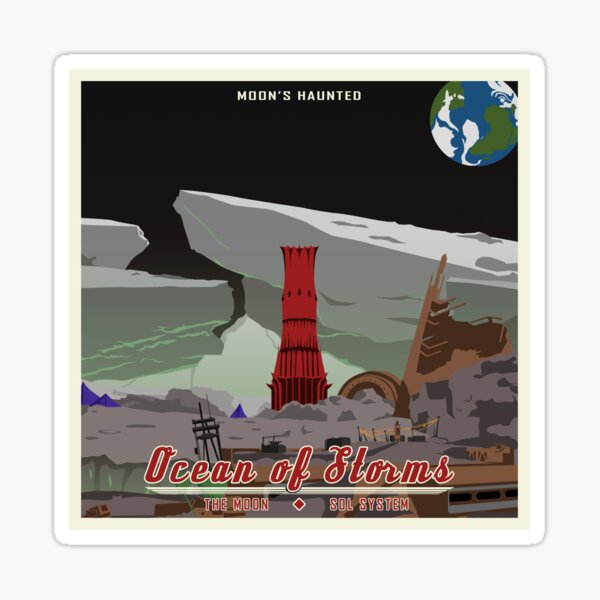 Vista previa del artículo con la obra «Océano de tormentas», diseñado y vendido por VulshokBersrker.
