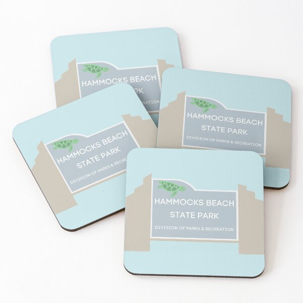 Item preview, Hammocks Beach State Park North Carolina park sign designed and sold by TheWaterBirds.