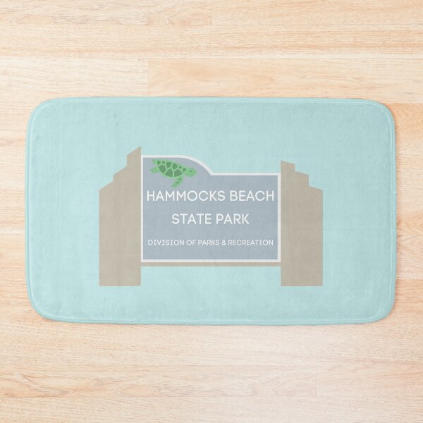 Item preview, Hammocks Beach State Park North Carolina park sign designed and sold by TheWaterBirds.