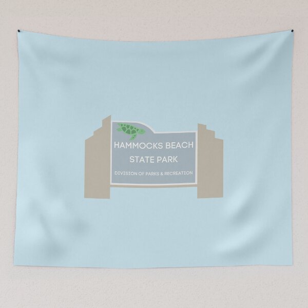 Item preview, Hammocks Beach State Park North Carolina park sign designed and sold by TheWaterBirds.