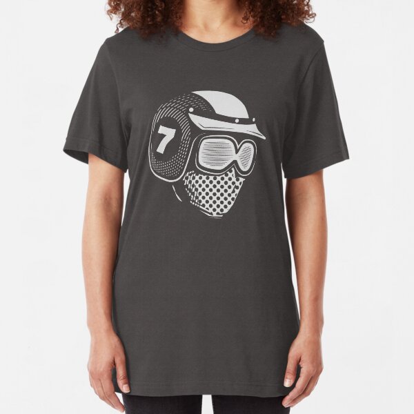 Lucky Seven (white) Slim Fit T-Shirt