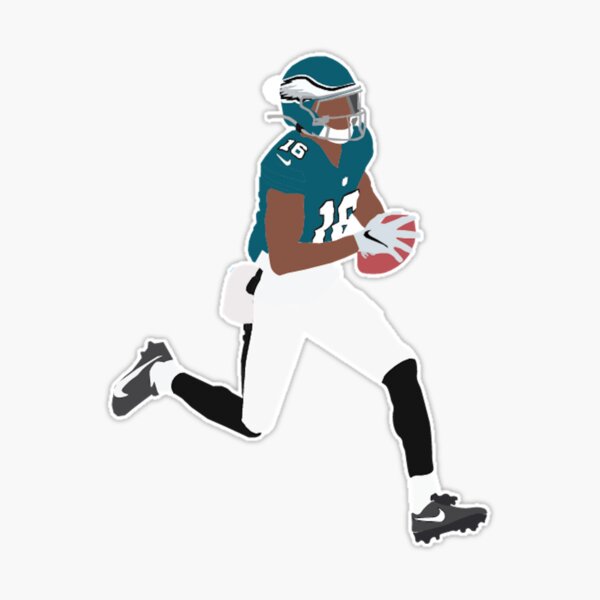 DeVonta Smith Football Edit Tapestries Eagles - Devonta Smith - Sticker