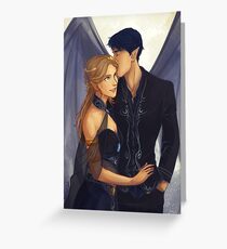 Feyre and Rhysand Greeting Card