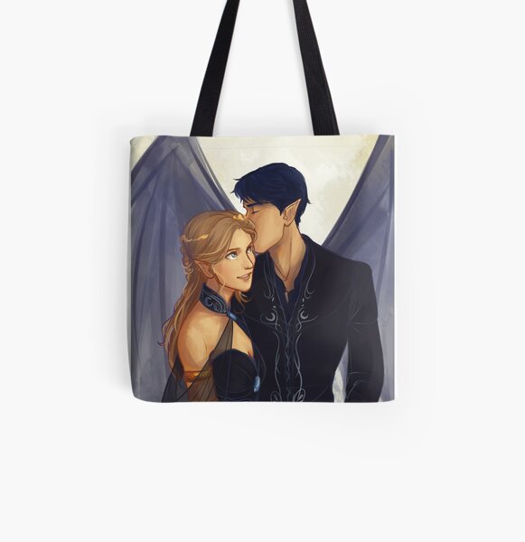 Feyre and Rhysand All Over Print Tote Bag