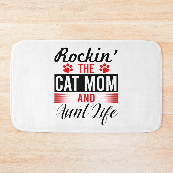 Item preview, Rockin The Cat Mom And Aunt Life Happy Mother's day  designed and sold by Pliskin-Design.
