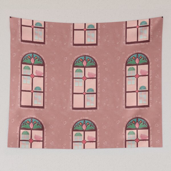Item preview, Painted Glass Window designed and sold by moonlitdoodl.