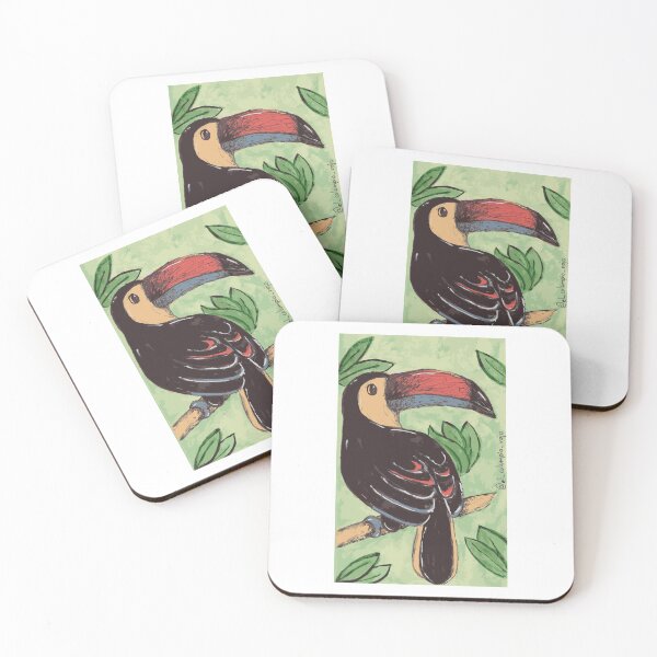 Item preview, Tucan Watercolor Illustration (Toucan, Toco) designed and sold by ElColumpioRojo.