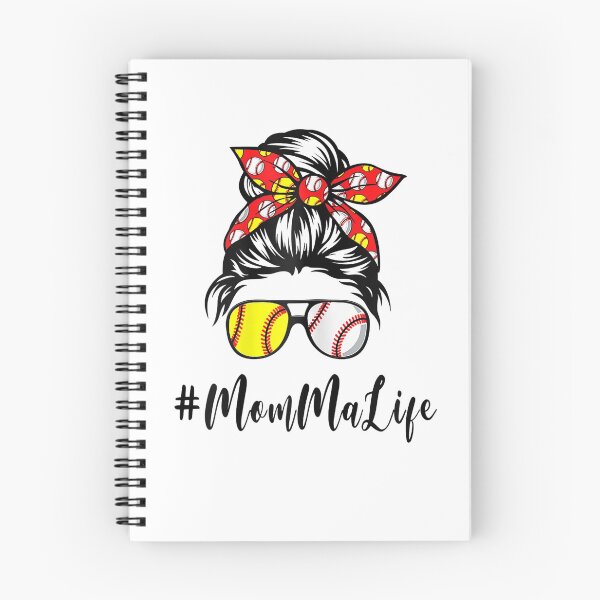 Item preview, Softball Baseball Mom Bun designed and sold by speakupandshine.