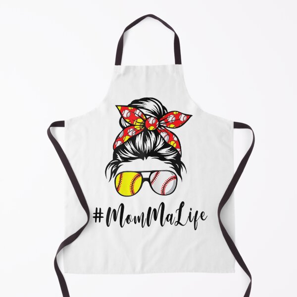 Item preview, Softball Baseball Mom Bun designed and sold by speakupandshine.