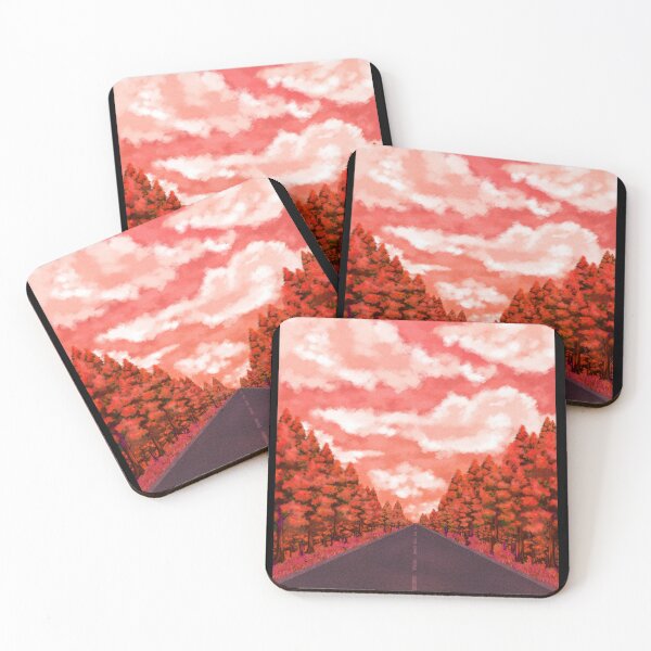 Item preview, Red Forest Road Illustration  designed and sold by crizzysketch.