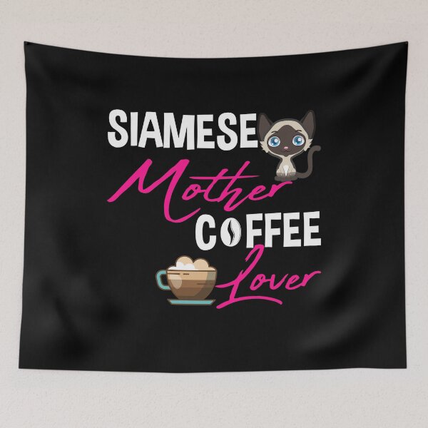 Item preview, funny gift idea siamese mother coffee lover for mom  for Women your mom, wife, daughter, aunt, or any family or best friend especially for the lady who loves coffe and brewed drink designed and sold by fashion-tees.
